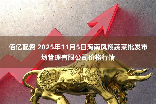 佰亿配资 2025年11月5日海南凤翔蔬菜批发市场管理有限公司价格行情