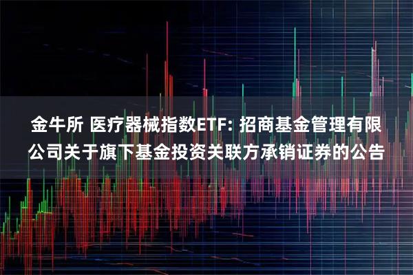 金牛所 医疗器械指数ETF: 招商基金管理有限公司关于旗下基金投资关联方承销证券的公告